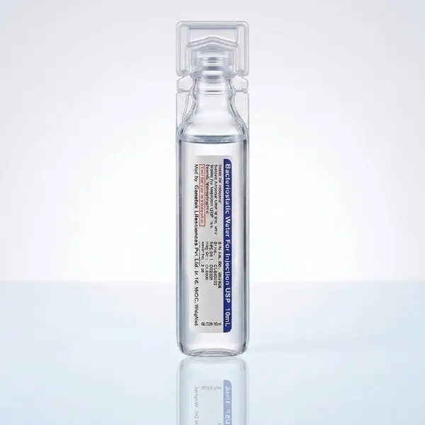 Bacteriostatic water 10mL ampoule